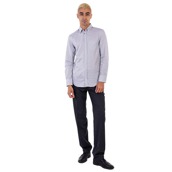 Emporio Armani Shirt Men size M White Smoke